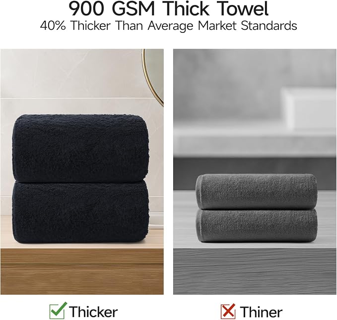 REDKISS 2 Piece Luxury Bath Towel Set - Image 5