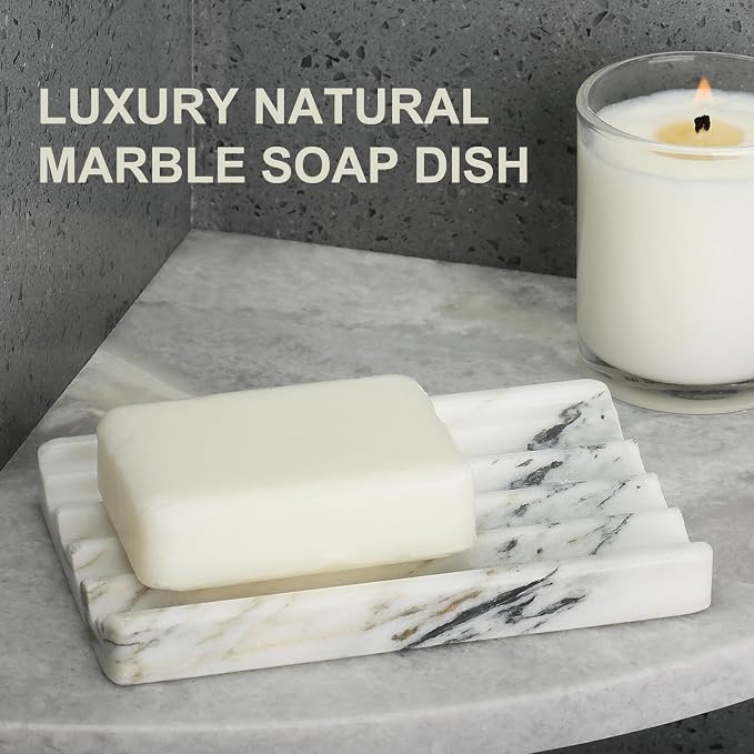 Koville African Natural Marble Soap Dish - Image 6
