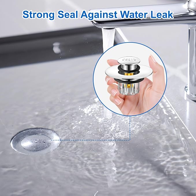Bathtub Drain Stopper, Pop-Up Tub Stopper - Image 6
