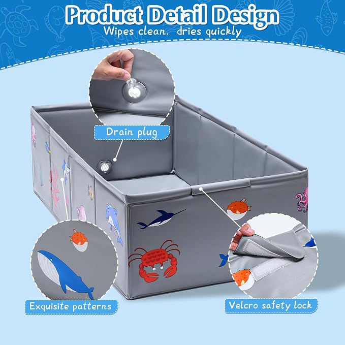 Portable Foldable Baby Bathtub - Image 2