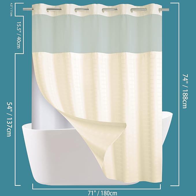Conbo Mio No Hook Shower Curtain - Image 6