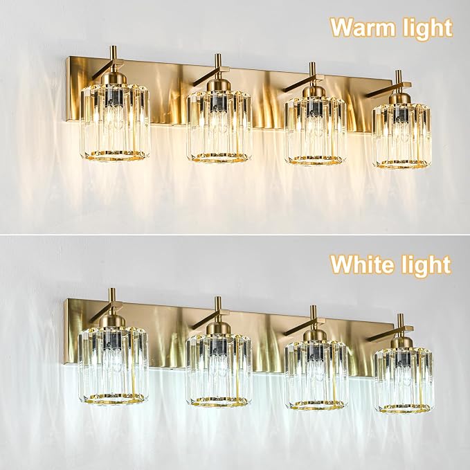 Modern Crystal Bathroom Vanity Lights, Crystal Wall Lighting - Image 7