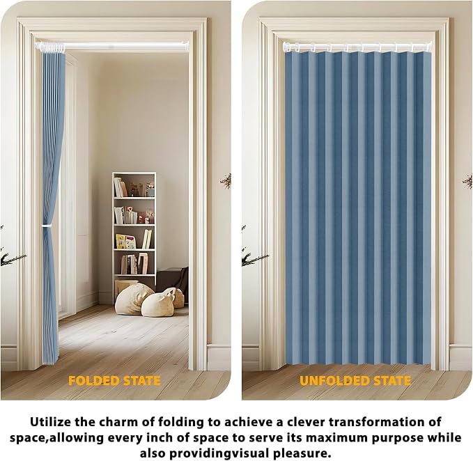 Accordion Door Curtain Set - Image 2