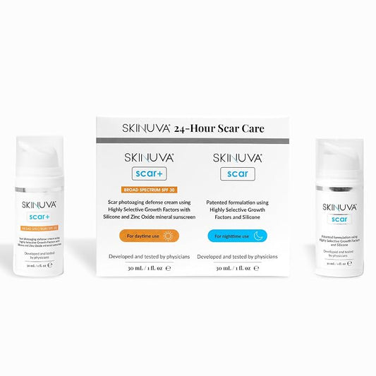Skinuva® 24 Hour Care Kit: Next Generation Scar & Next Generation Scar+ SPF 30 by Skinuva