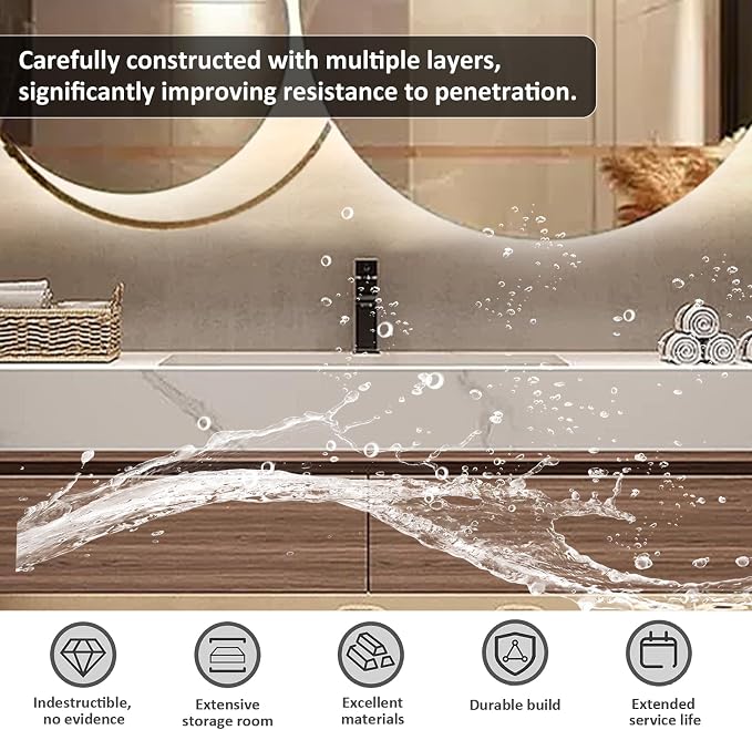 Floating Wood Bathroom Vanity - Image 6