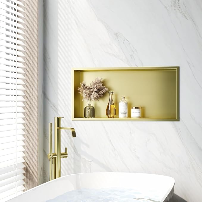 Neodrain No Tile Shower Niche, NO Tile Needed Recessed Cabinet - Image 2