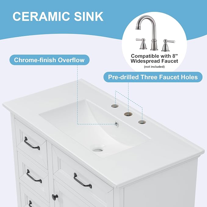 Linique 36" Bathroom Vanity - Image 5
