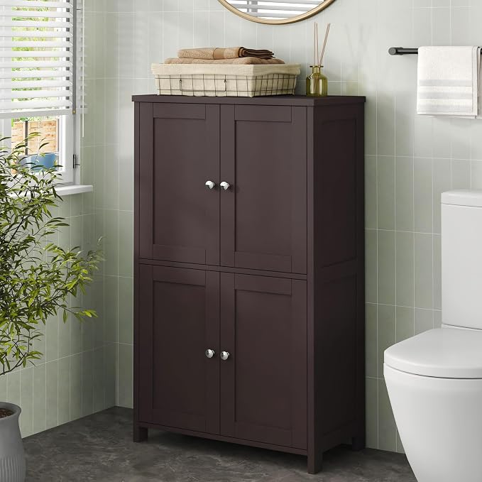 Nuturelly Bathroom Floor Storage Cabinet, Bathroom Organizers and Storage by Nuturelly