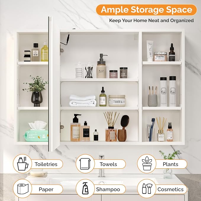VINGLI 36Inch Medicine Cabinet - Image 7
