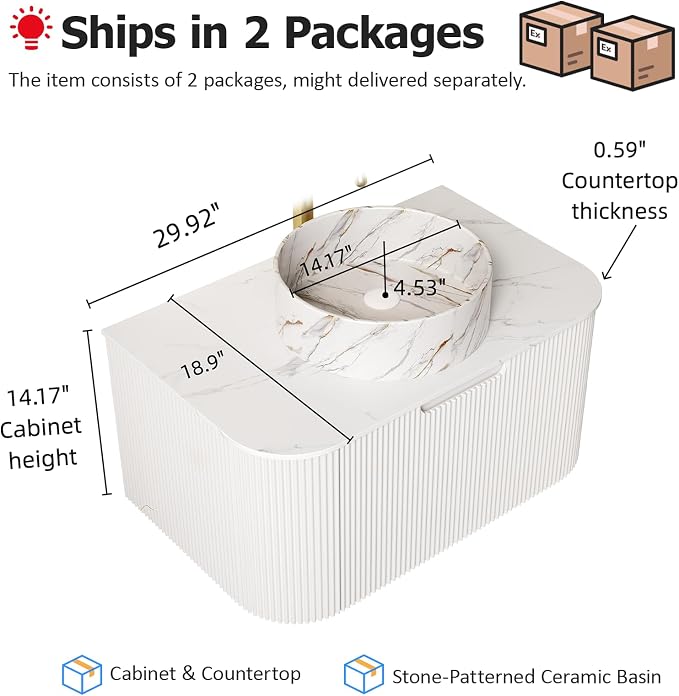 30" Floating Bathroom Vanity - Image 2