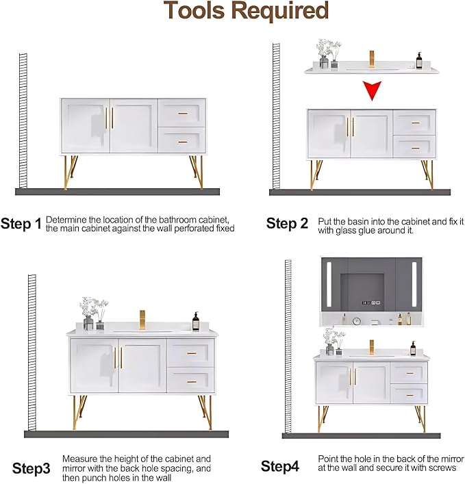 Modern 32" Bathroom Vanity - Image 7