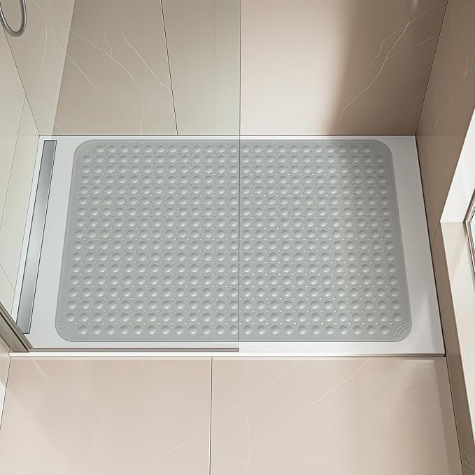 OTHWAY Extra Large Shower Mat 47"x 32", TPE Non Slip Shower Mat - Image 7