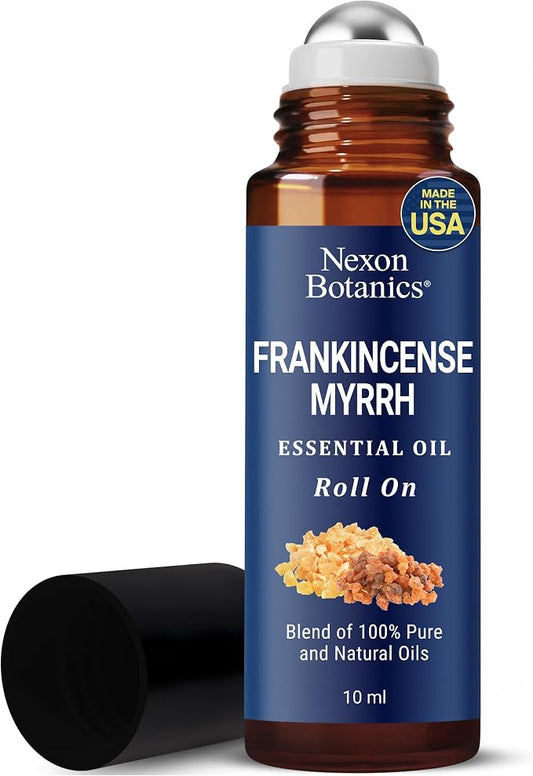 Frankincense & Myrrh Essential Oil Roll-On 10ml by NexonBotanics