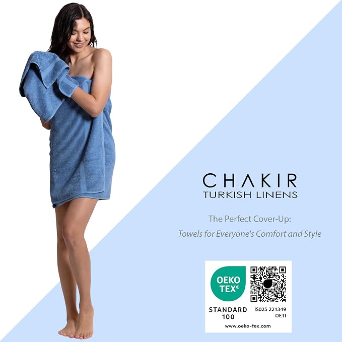 Chakir Turkish Linens, 100% Cotton Premium Quality Turkish Bath Sheets - Image 4