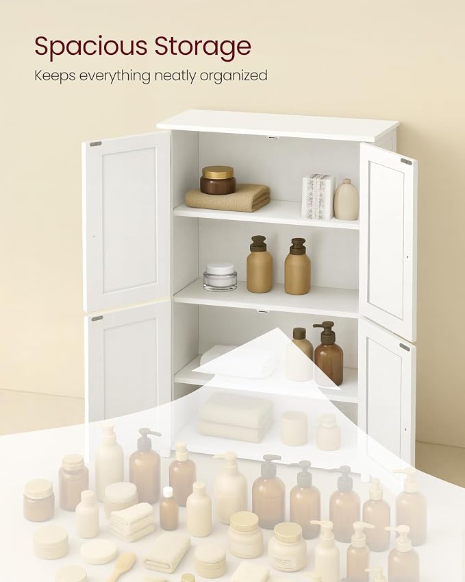 VASAGLE Floor Storage Cabinet, Shaker Cabinet - Image 4