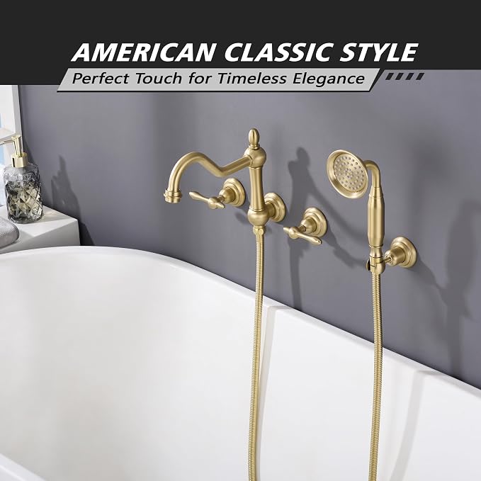 SUMERAIN Wall Mount Tub Faucet - Image 3