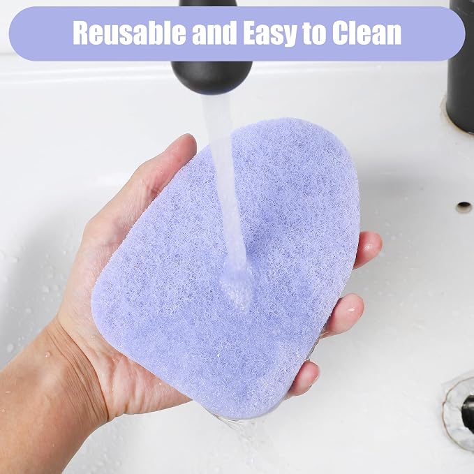 2 Pack Shower Scrubber Refill Pads Non Scratch Scouring Pads Compatible - Image 7