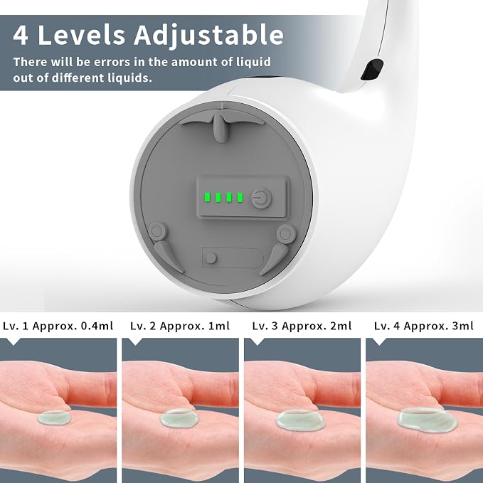 Automatic Soap Dispenser Touchless, 300ML Hand & Dish Countertop Electric - Image 4