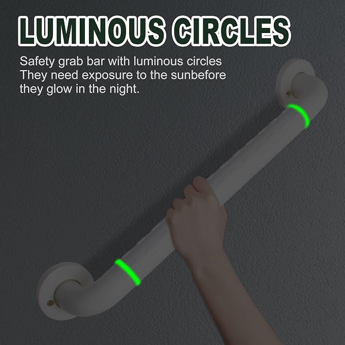 Handicap Grab Bars for Shower ，Elderly Wall Mount bathro Safety ， Handle Bath - Image 6