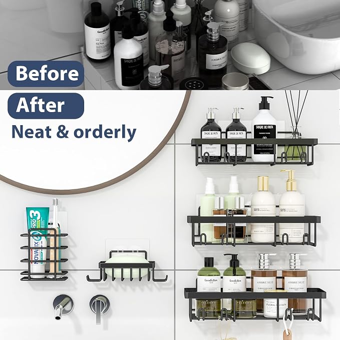 10 Pack Shower Caddy Organizer Rack Shelf - Image 3