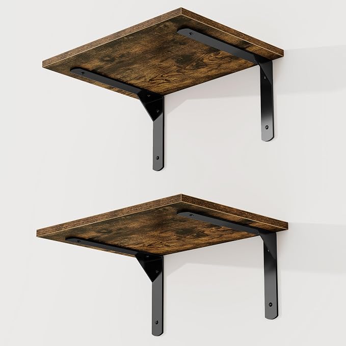 16" W x 12" D Floating Shelves for Wall, 12 Inch Deep Floating Shelf - Image 4