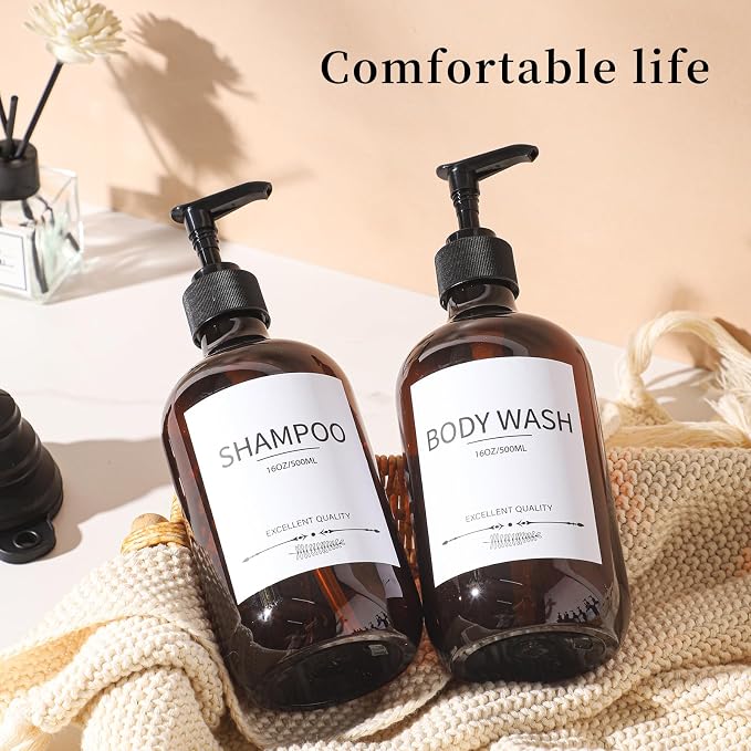 Stylish Shampoo Bottles Refillable - Image 5