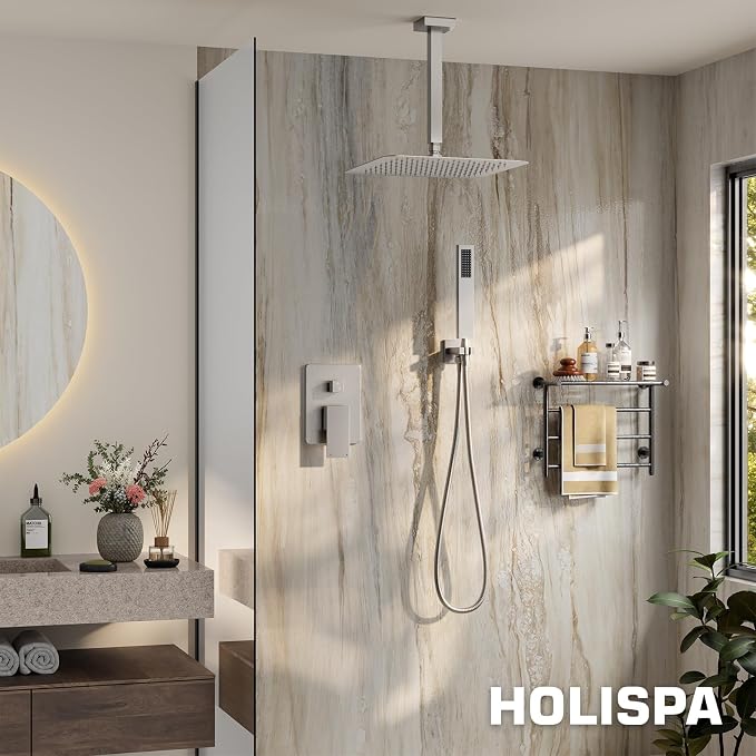 Ceiling Mount Shower Faucet Set, Shower System - Image 8