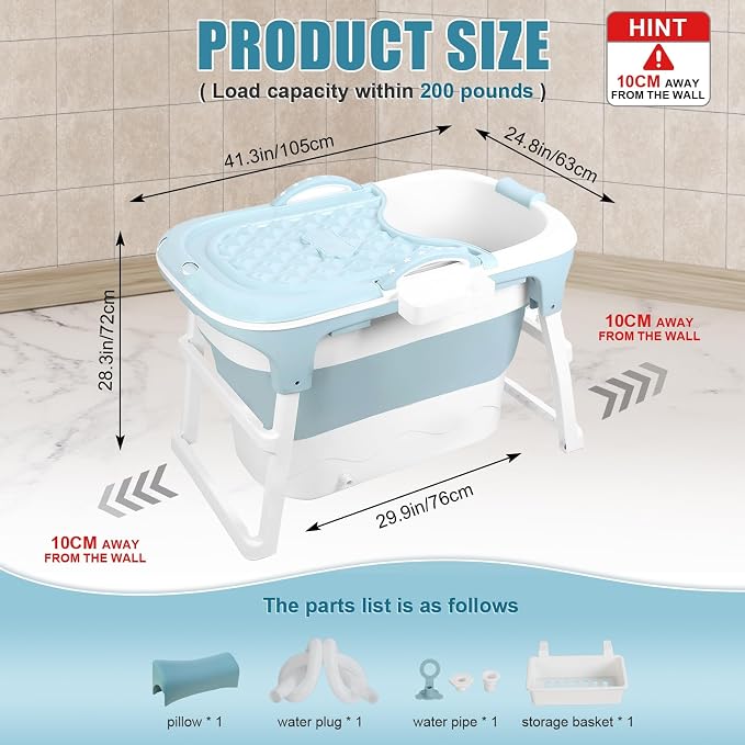 Portable Bathtub Foldable Bathtub - Image 2