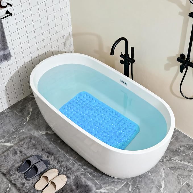 Anti-Slip Bathtub Shower mat, 27.5×14.5（Approximately 70×37cm） inch Soft - Image 5
