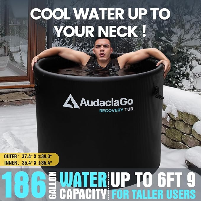 XXL Ice Bath Tub for Athletes, Compatible - Image 4