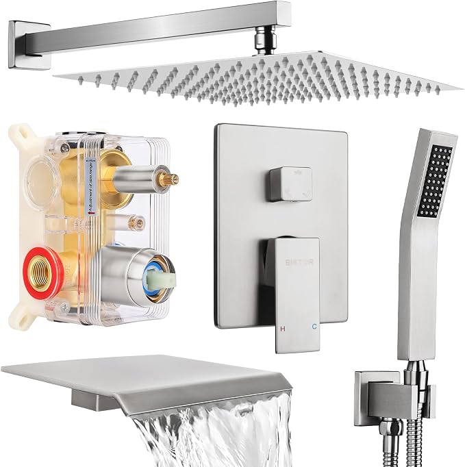 Wall Mounted Shower Faucet Set, Shower System by BetterQualityBetterLife