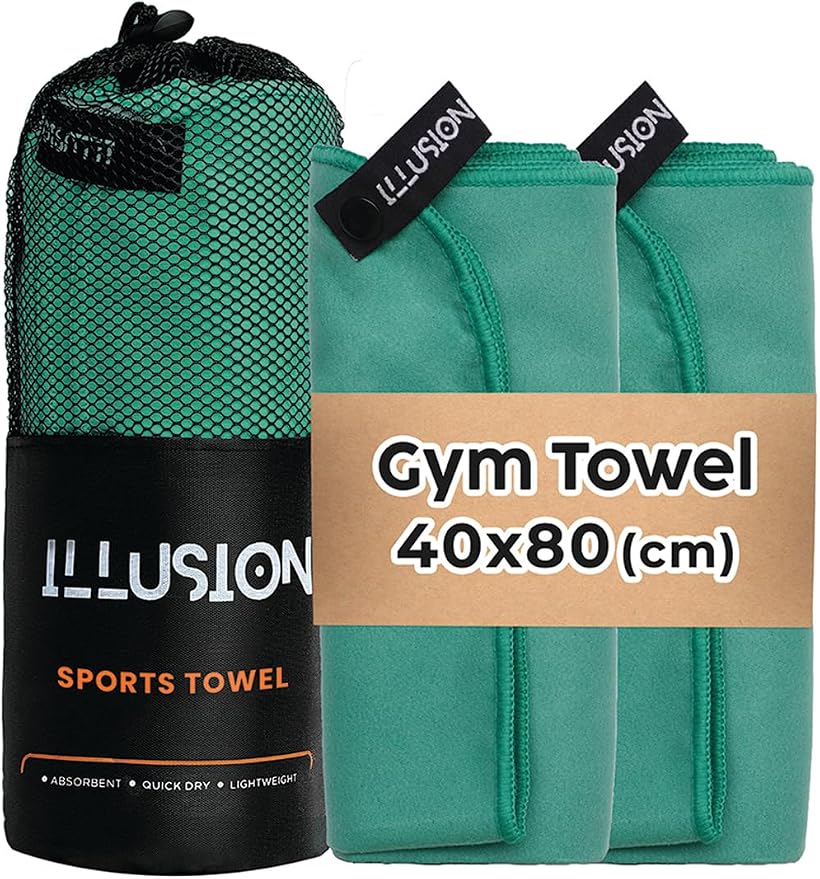 illusion Small Microfiber Gym Towels by Unknown