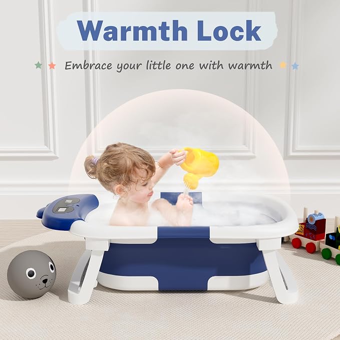 AVIDOR Baby Bathtub, Collapsible Bathtub - Image 6