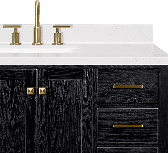 ARIEL Cambridge 48 Inch Single Rectangle Sink Bathroom Vanity - Image 12