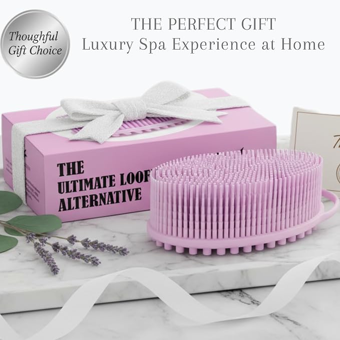 Silver Infused Silicone Body Scrubber Shower - Image 6