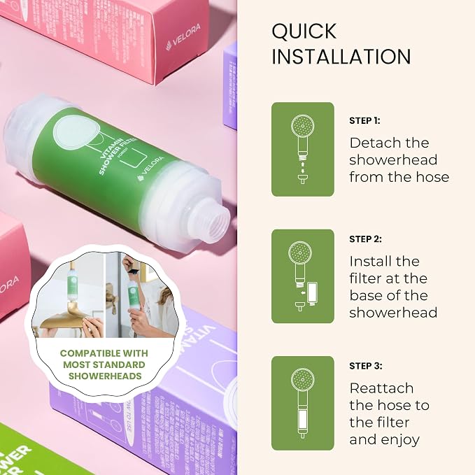 VELORA Vitamin C Shower Filter - Image 5