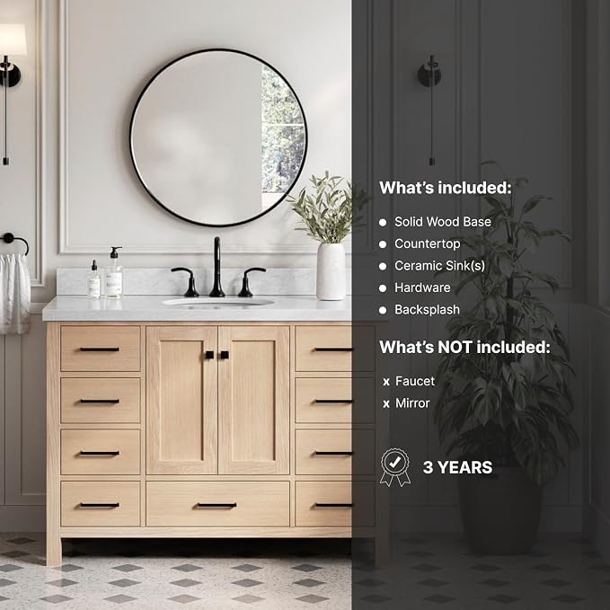 ARIEL 49'' Bathroom Vanity - Image 9