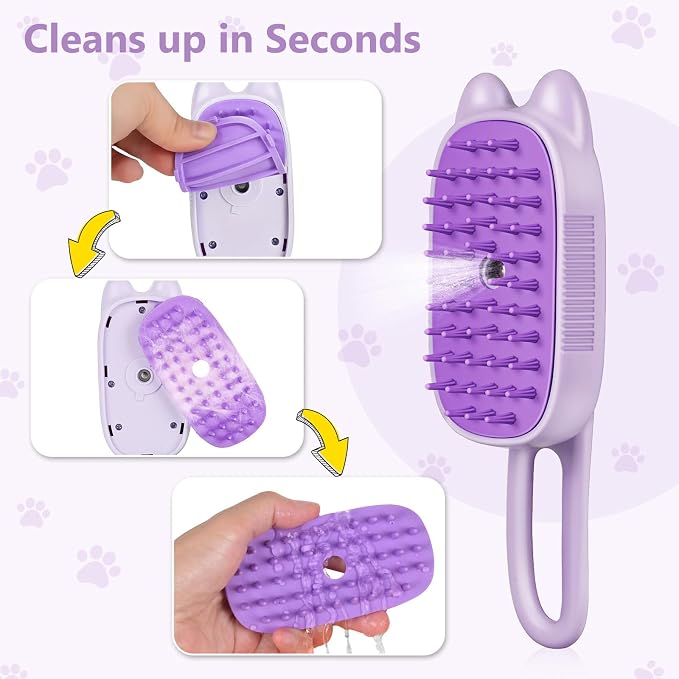 Rechargeable Cat Steam Brush - Image 6