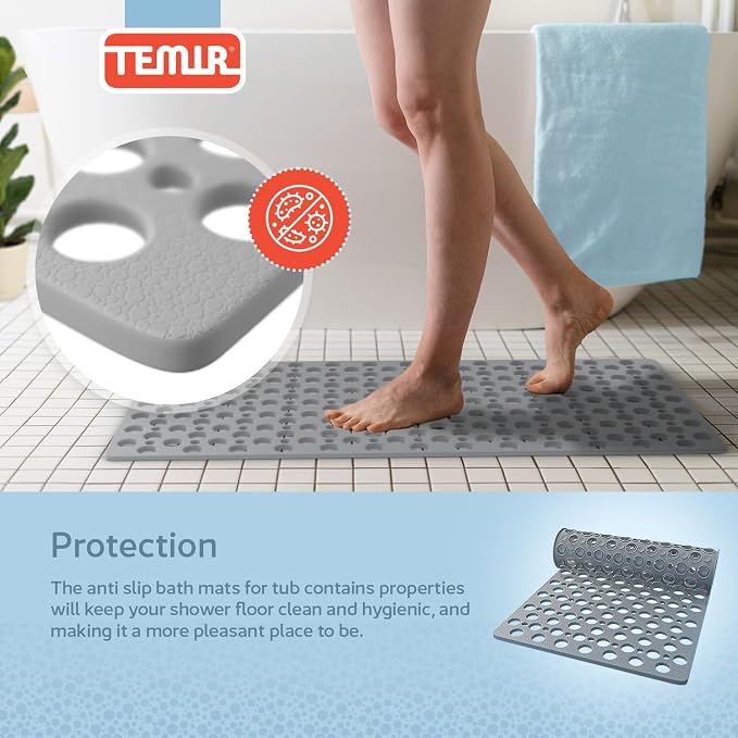 TEMIR Bathtub Mat Non Slip and Shower Mat - Image 6
