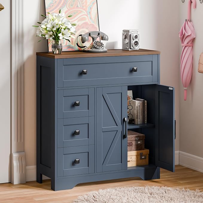 Vabches Farmhouse Storage Cabinet - Image 5