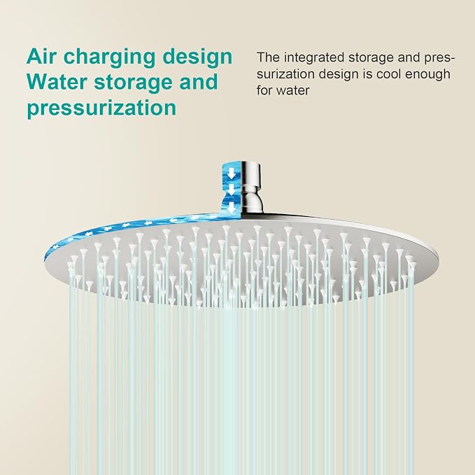 All Metal Rain Shower Head - Image 5