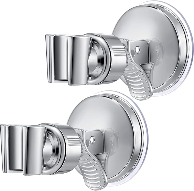 Zhehao Adjustable Shower Head Holder, Removable Suction Cup Shower Head Holder by Zhehao
