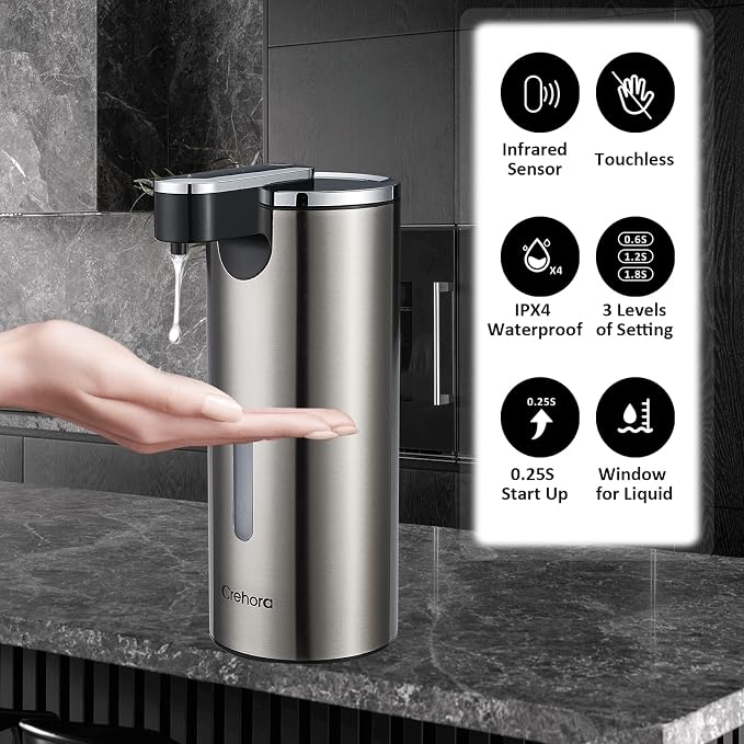 Automatic Soap Dispenser, Automatic Soap Dispenser Touchless, Kitchen & Bathroom - Image 2