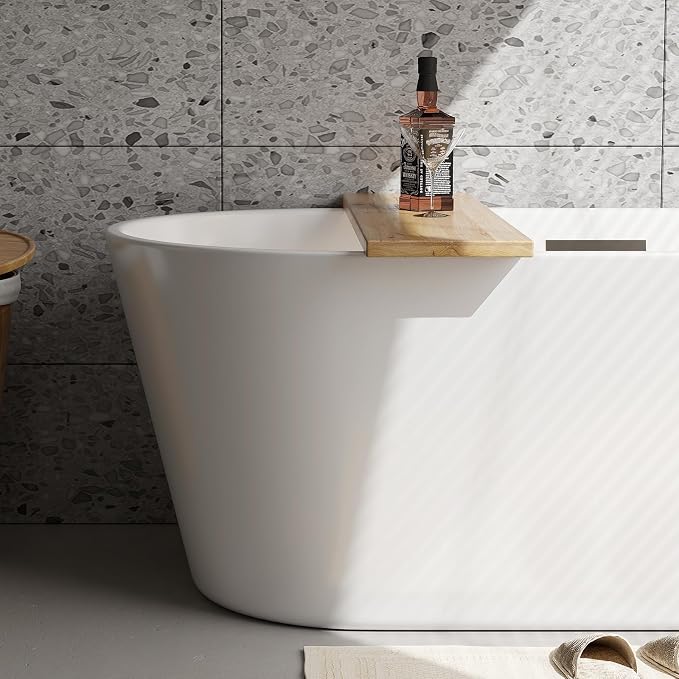 59 in Acrylic Freestanding Bathtub - Image 8