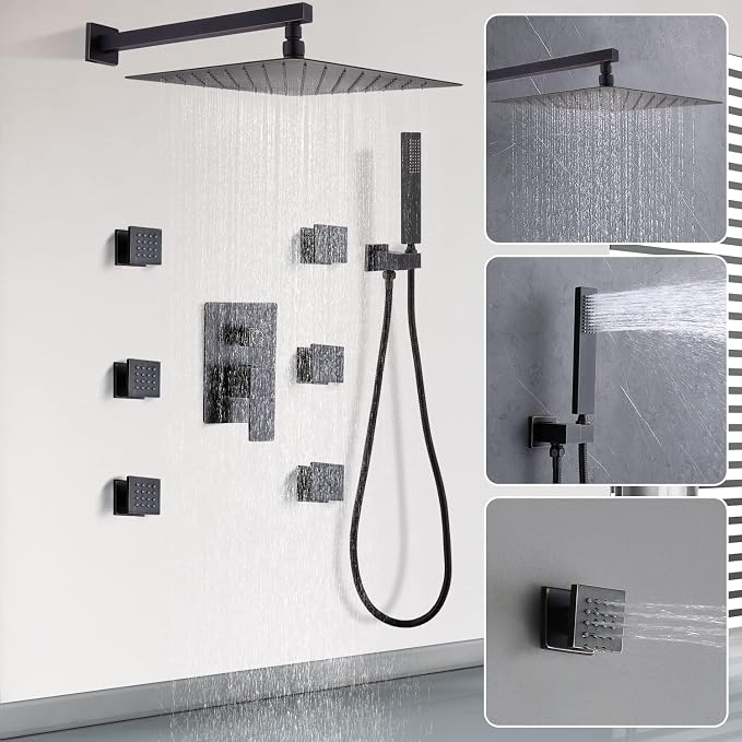 Enga Oil Rubbed Bronze Shower System - Image 9