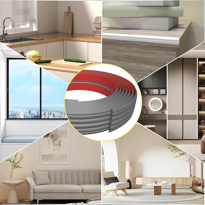 10FT Flexible Wall Corner Protector Moulding Trim, Peel and Stick Inside & - Image 7
