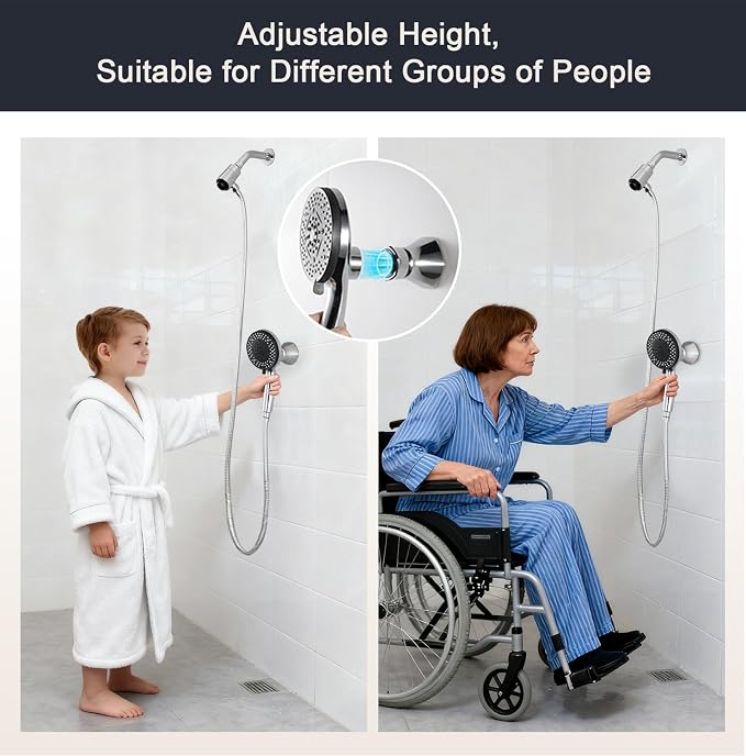2.5 gpm Magnetic Shower Head - Image 6