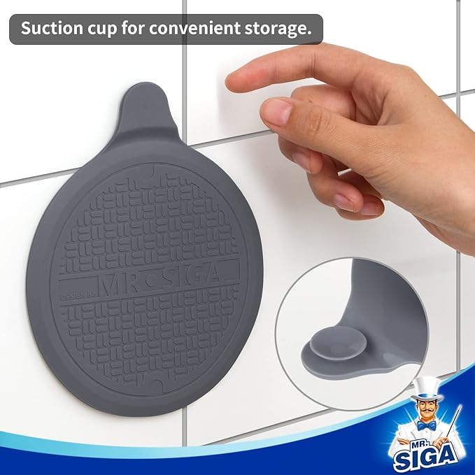 MR.SIGA Silicone Bathtub Stopper, Drain Stopper - Image 6