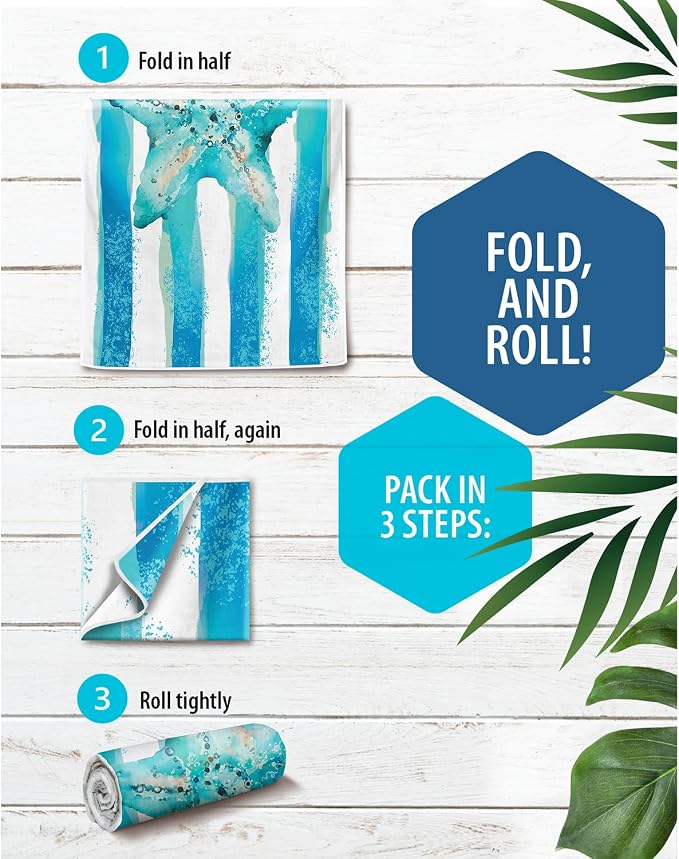 VENTURE 4TH Microfiber Beach Towel: Quick-Dry, Sandproof and Lightweight - Image 6