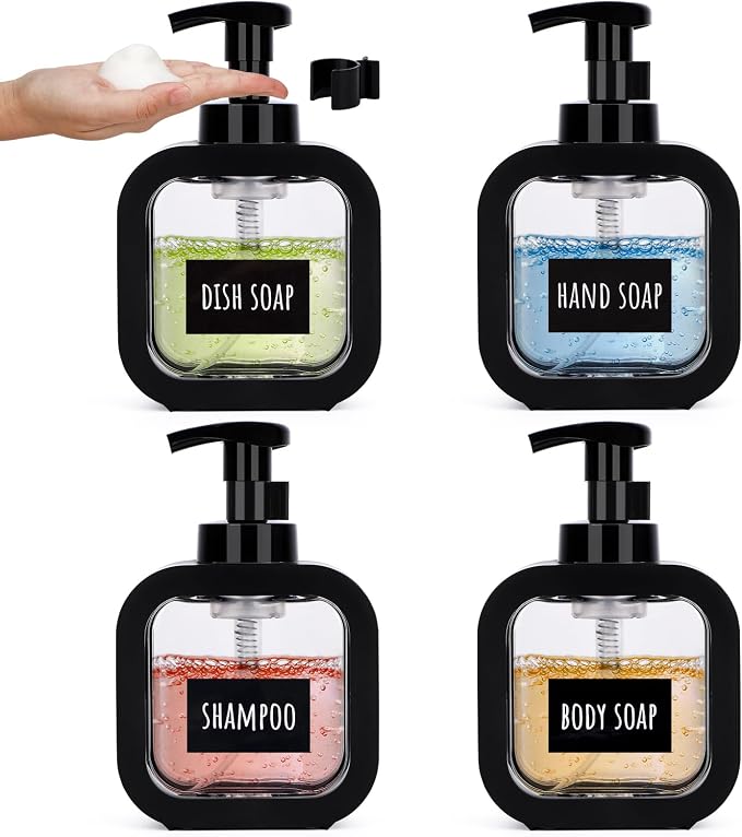 Segbeauty 10.1oz Black Foaming Soap Dispenser by Segbeauty